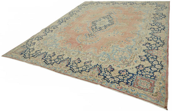 10x13 Beige Vintage Large Area Rug - 49236