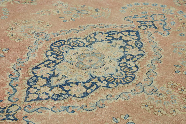 10x13 Beige Vintage Large Area Rug - 49236