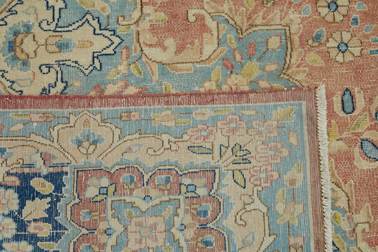 10x13 Beige Vintage Large Area Rug - 49236