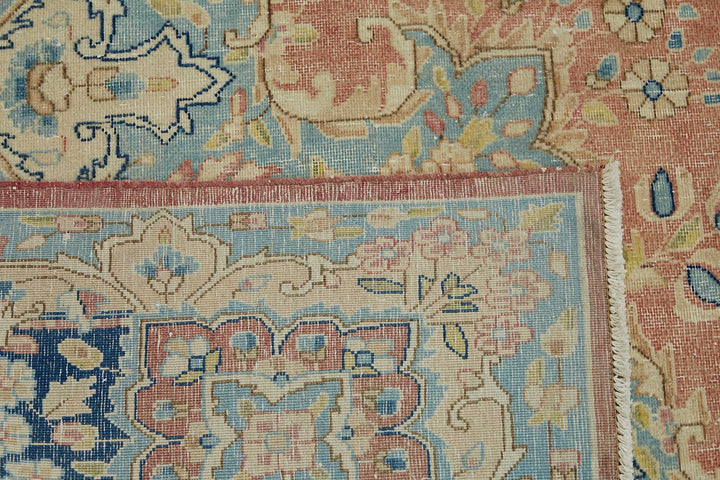 10x13 Beige Vintage Large Area Rug - 49236