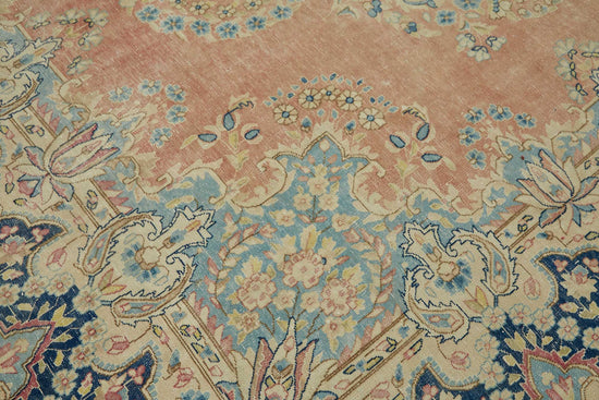 10x13 Beige Vintage Large Area Rug - 49236