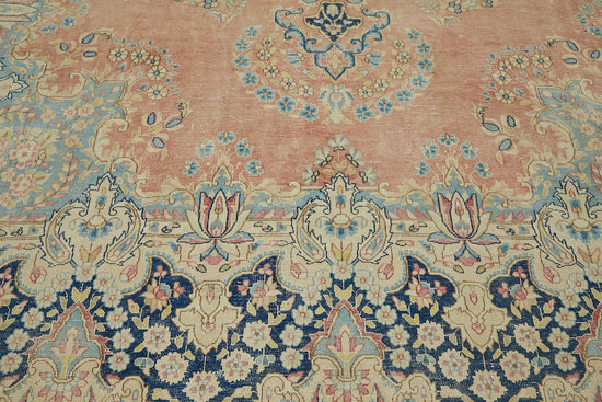 10x13 Beige Vintage Large Area Rug - 49236