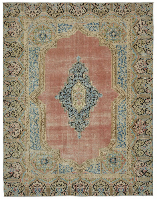 9x12 Beige Vintage Large Area Rug - 49237