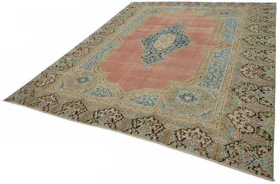 9x12 Beige Vintage Large Area Rug - 49237
