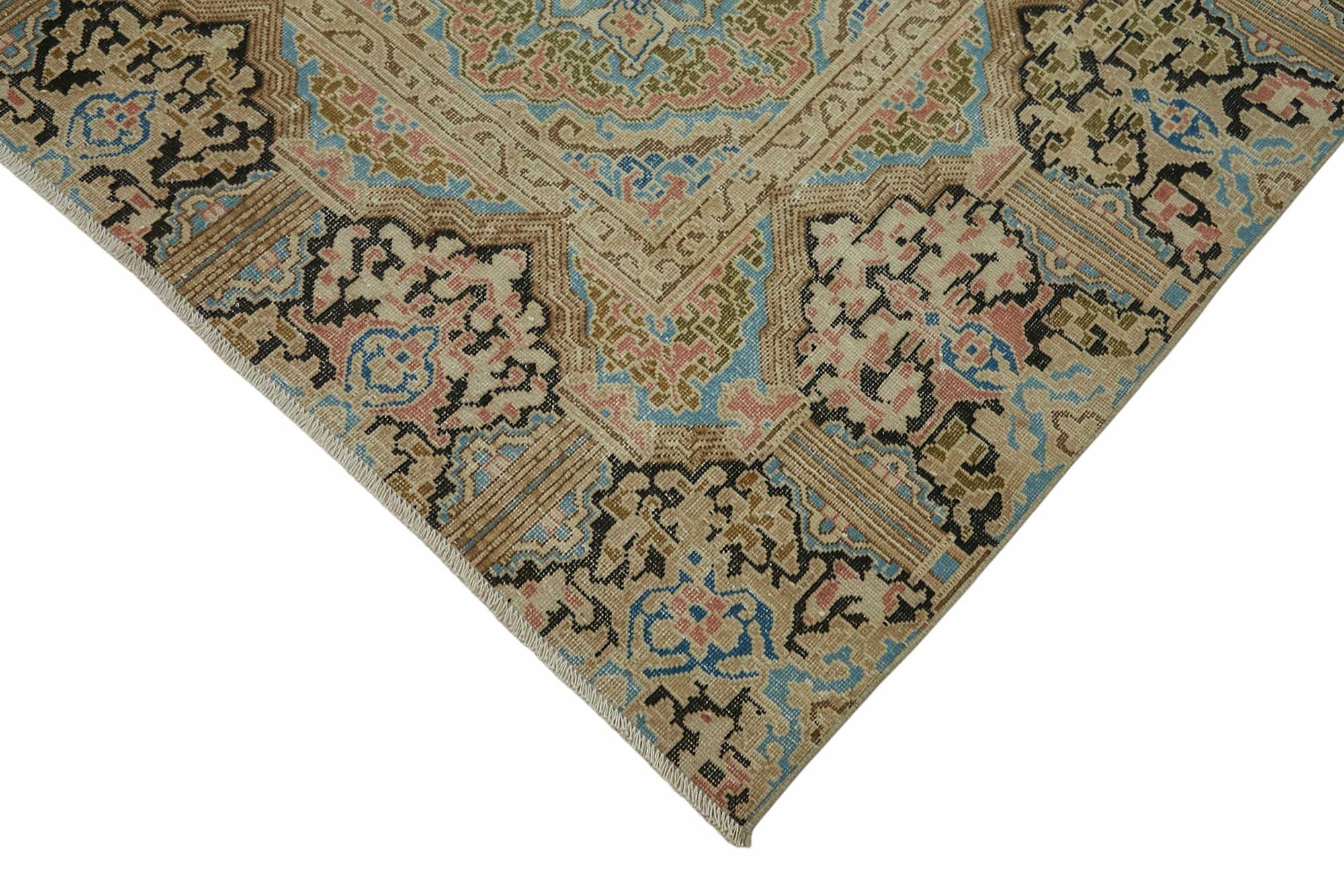 9x12 Beige Vintage Large Area Rug - 49237