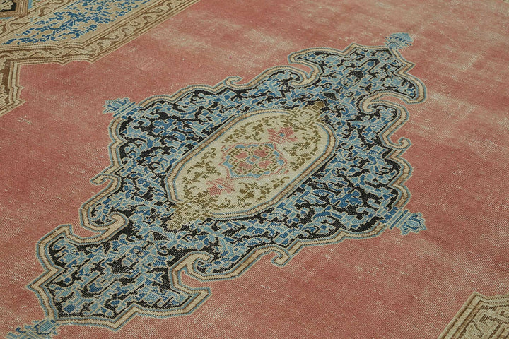 9x12 Beige Vintage Large Area Rug - 49237