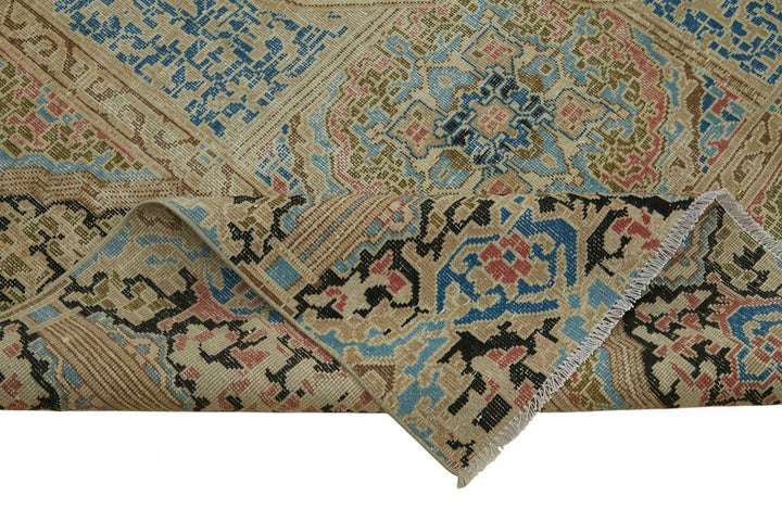 9x12 Beige Vintage Large Area Rug - 49237