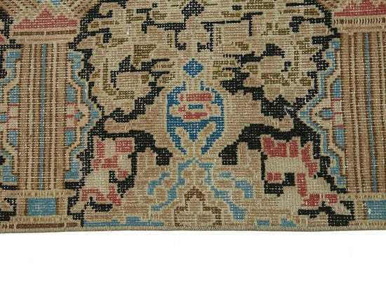 9x12 Beige Vintage Large Area Rug - 49237