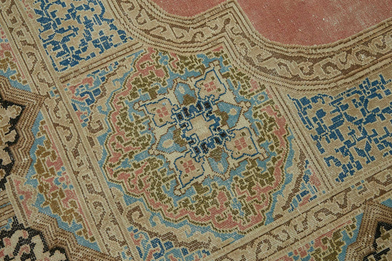 9x12 Beige Vintage Large Area Rug - 49237