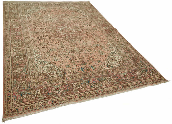 6x10 Beige Vintage Large Area Rug - 49238