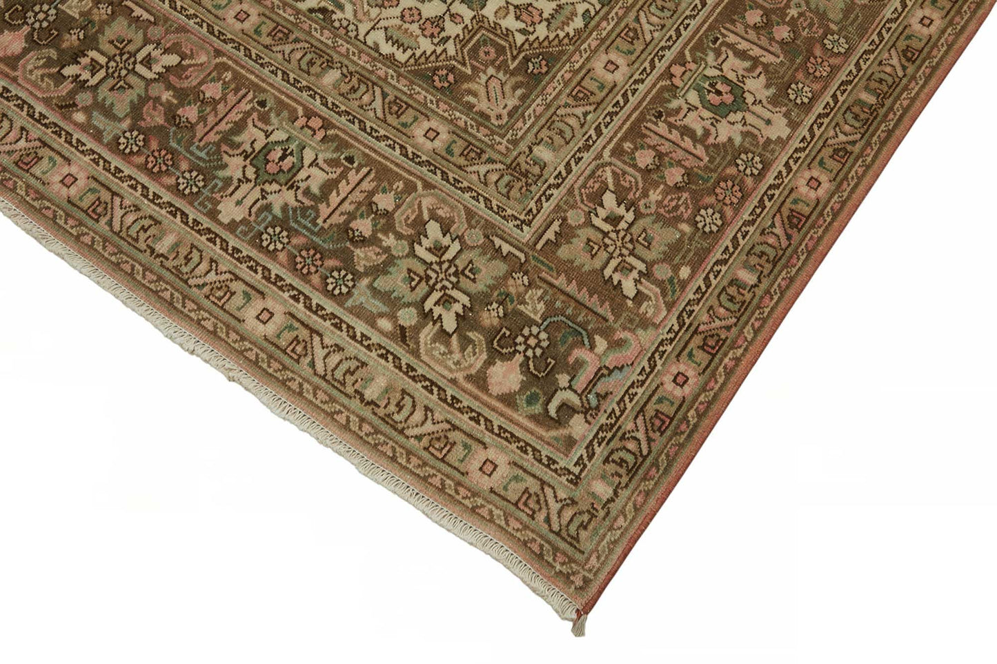 6x10 Beige Vintage Large Area Rug - 49238