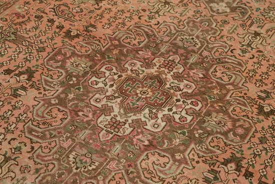 6x10 Beige Vintage Large Area Rug - 49238