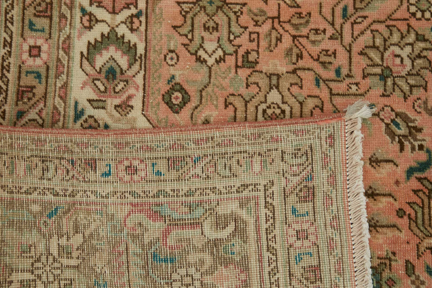 6x10 Beige Vintage Large Area Rug - 49238