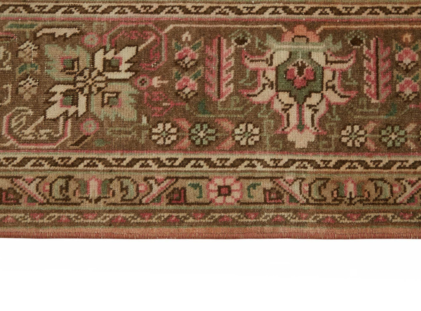 6x10 Beige Vintage Large Area Rug - 49238