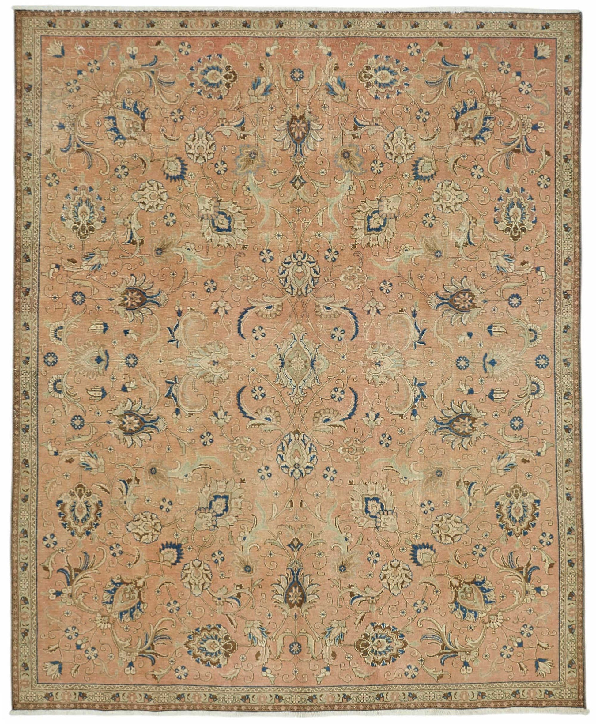 9x11 Red Vintage Large Area Rug - 49239