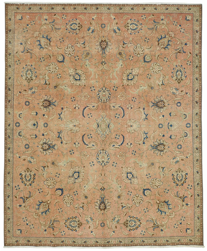 9x11 Red Vintage Large Area Rug - 49239