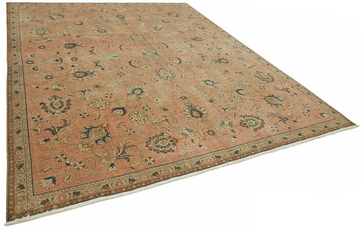 9x11 Red Vintage Large Area Rug - 49239