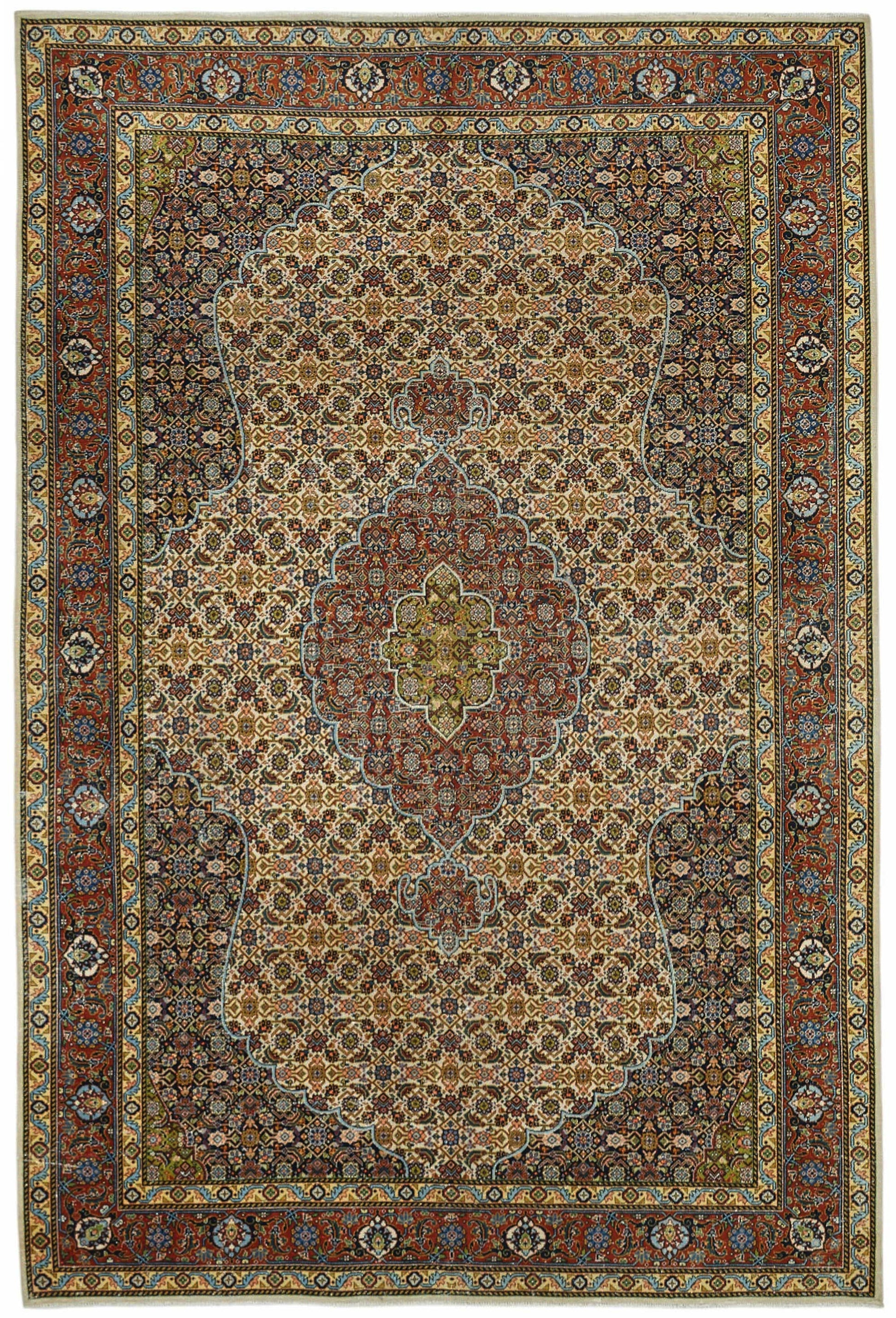 6x10 Beige Vintage Large Area Rug - 49240