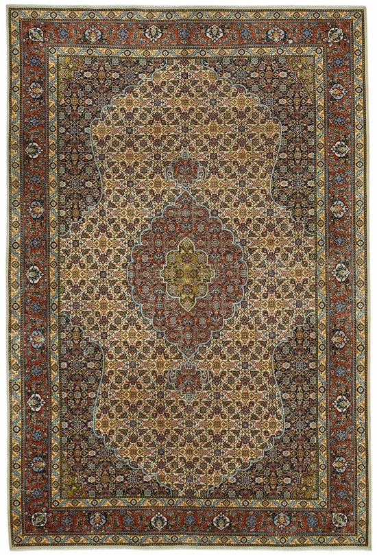 6x10 Beige Vintage Large Area Rug - 49240