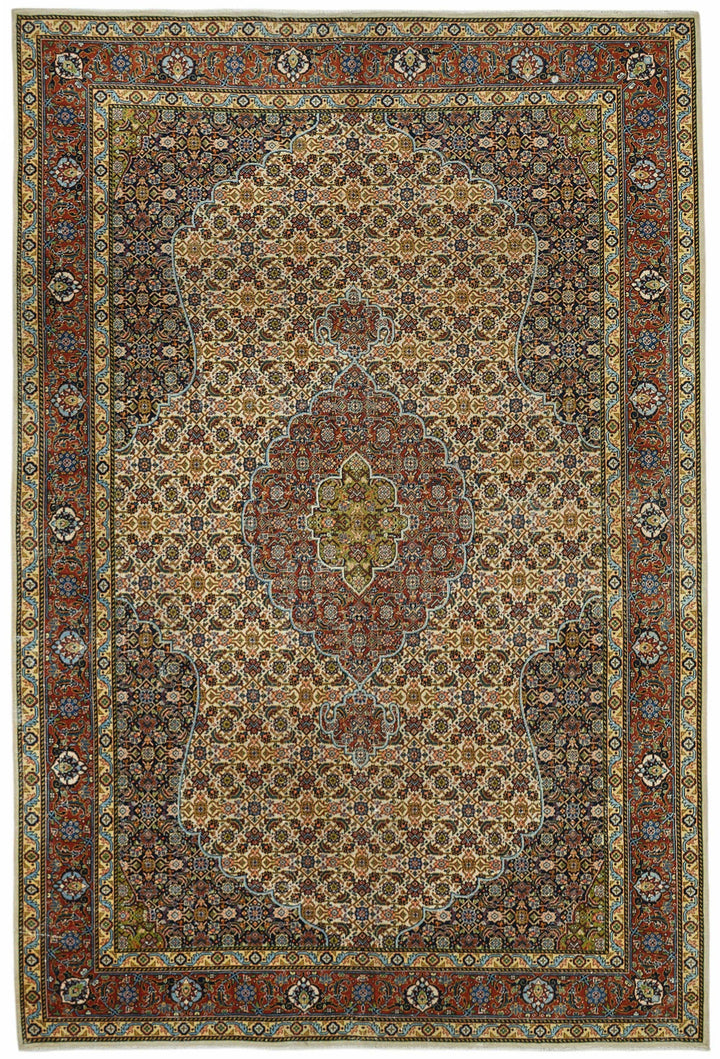6x10 Beige Vintage Large Area Rug - 49240