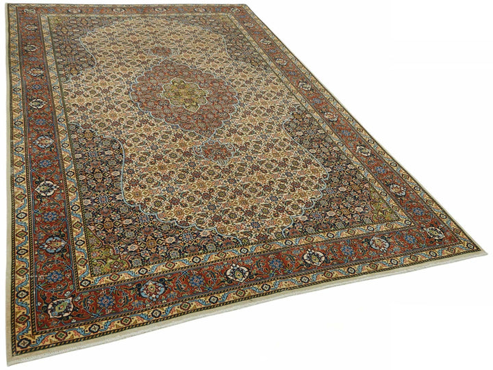 6x10 Beige Vintage Large Area Rug - 49240