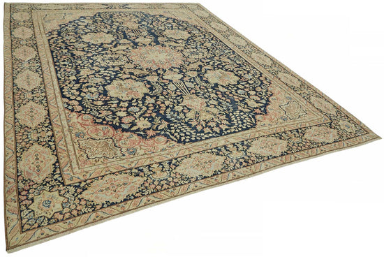 9x11 Beige Vintage Large Area Rug - 49241