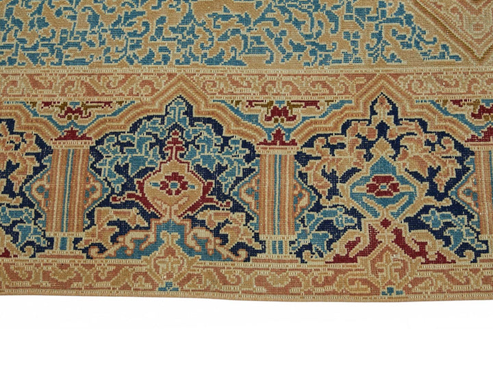 8x10 Beige Vintage Large Area Rug - 49242