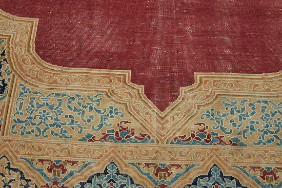 8x10 Beige Vintage Large Area Rug - 49242