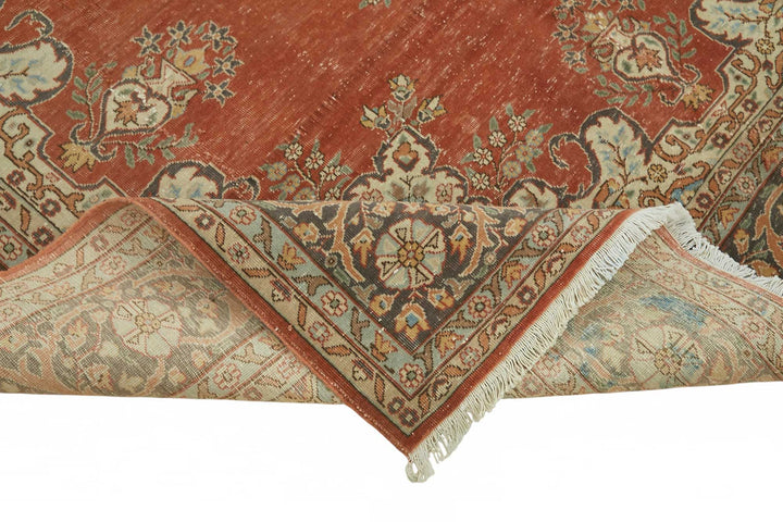 7x11 Beige Vintage Large Area Rug - 49243