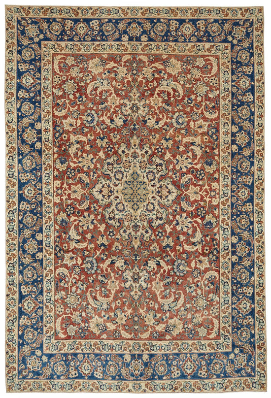 8x12 Beige Vintage Large Area Rug - 49244
