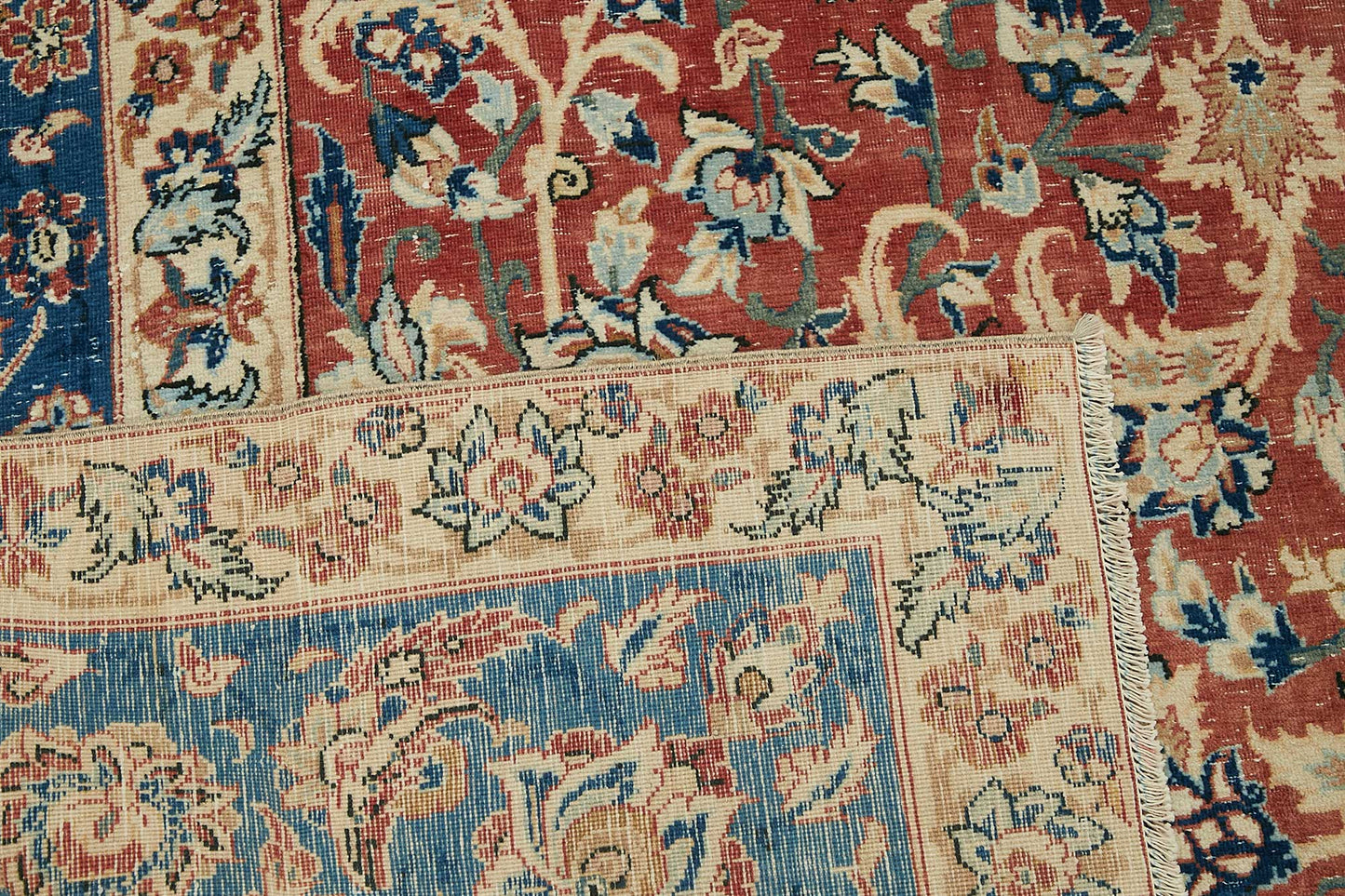 8x12 Beige Vintage Large Area Rug - 49244