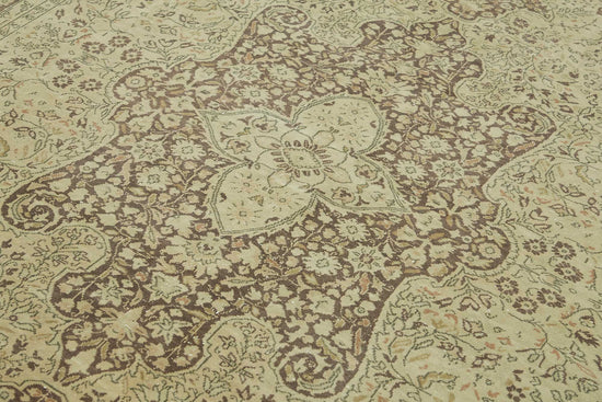 7x10 Beige Vintage Large Area Rug - 49245