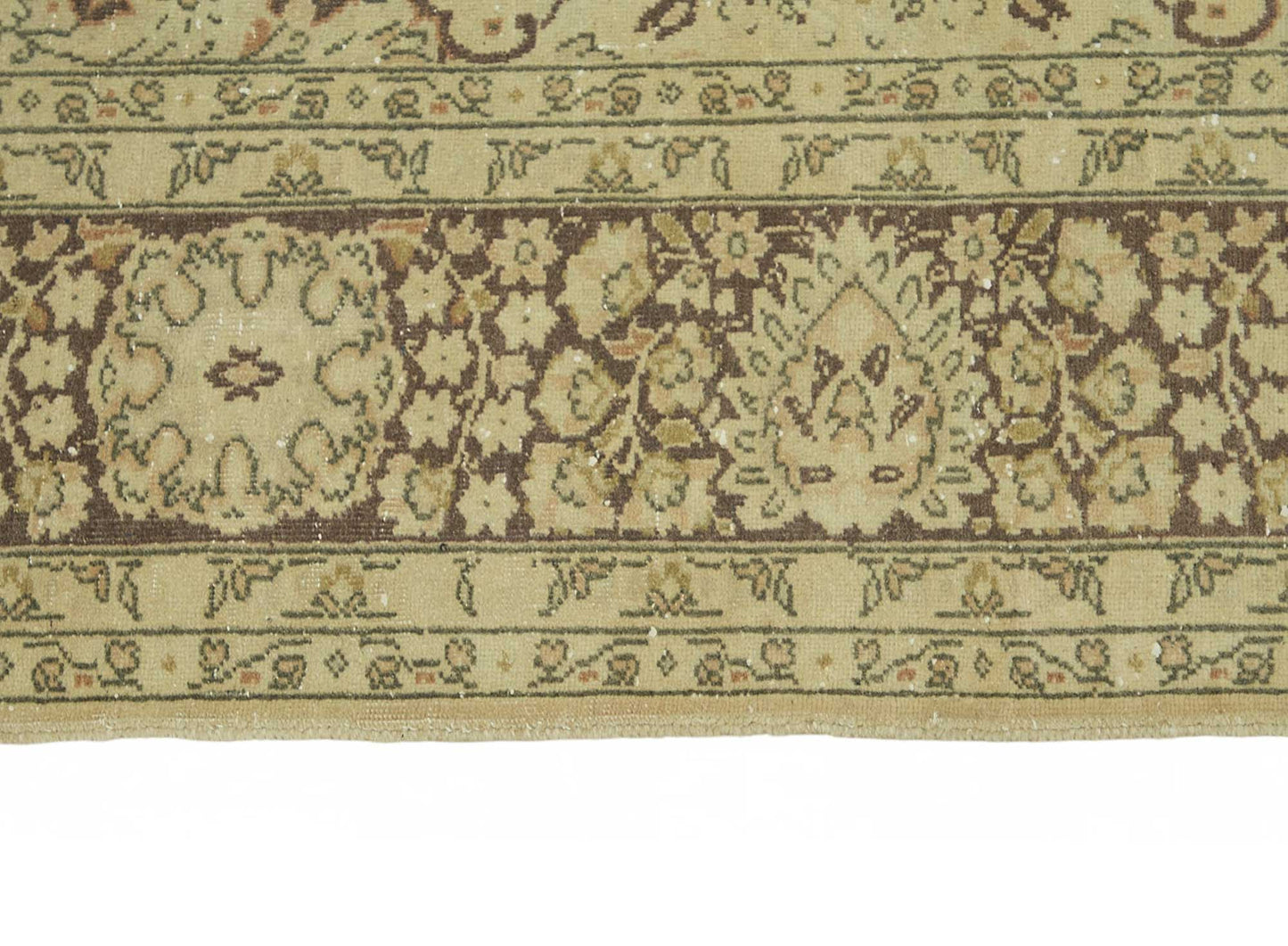 7x10 Beige Vintage Large Area Rug - 49245