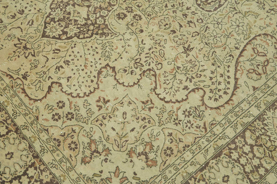 7x10 Beige Vintage Large Area Rug - 49245