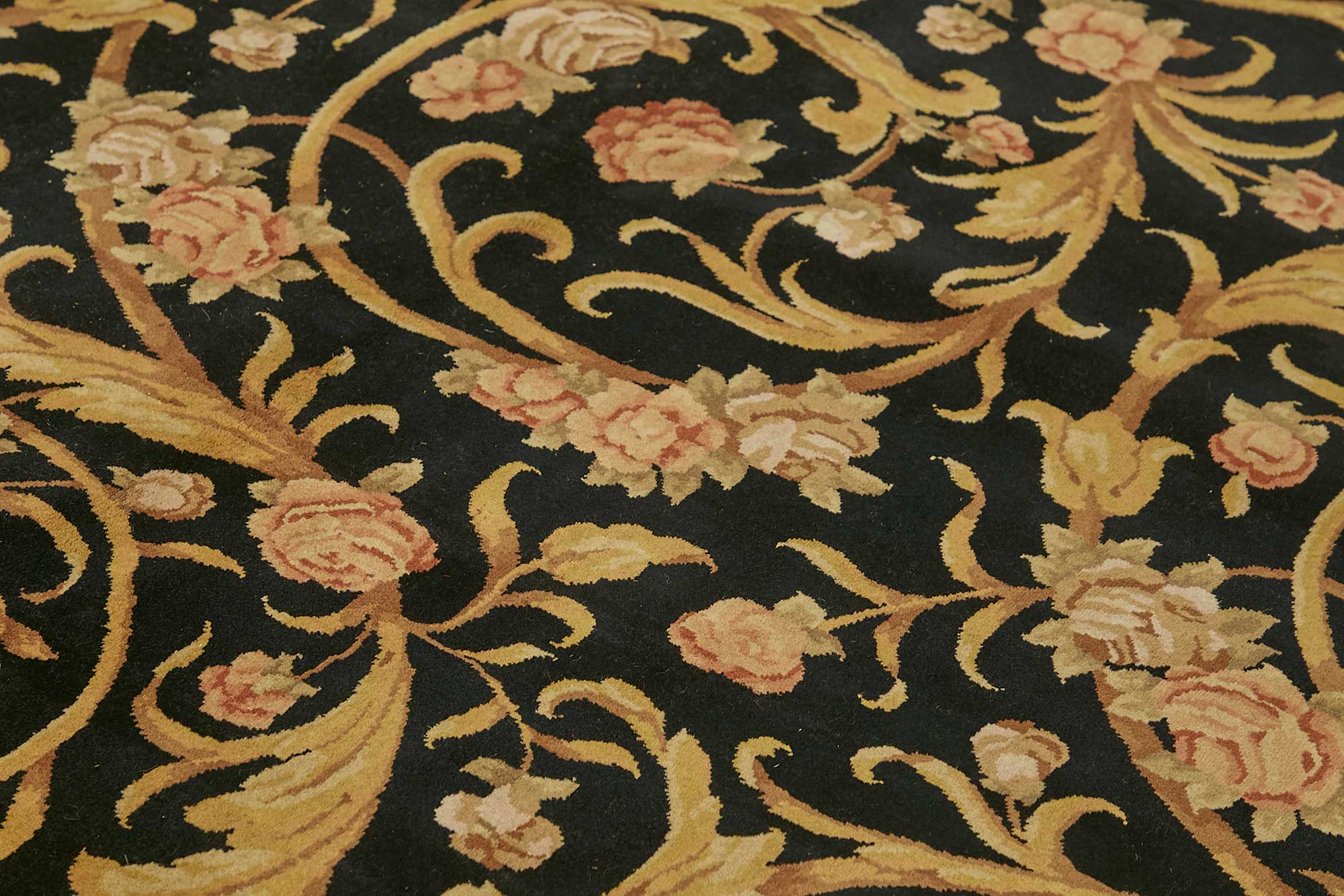 9x13 Hand-Knotted Wool Oushak Rug - 49247