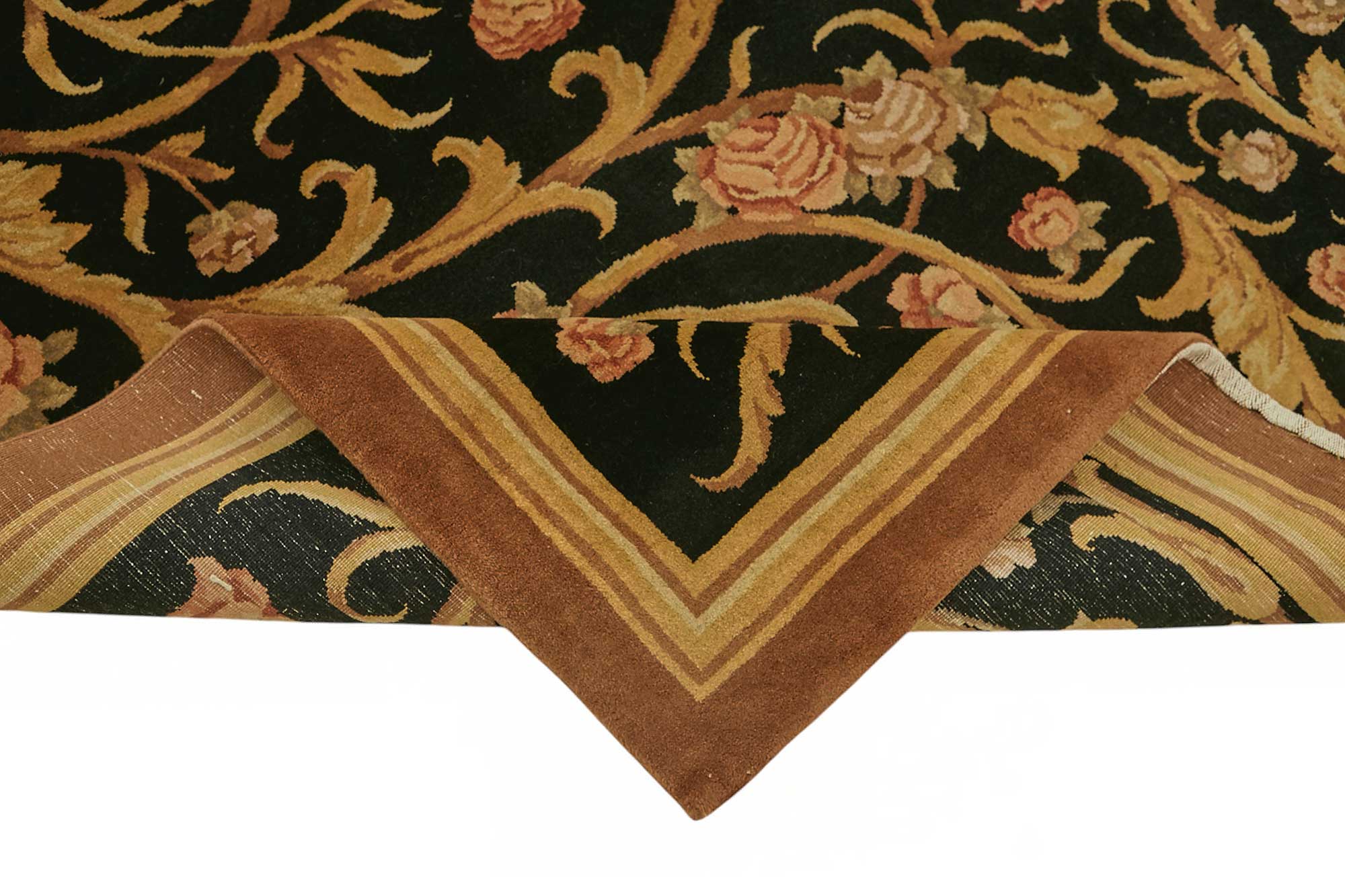 9x13 Hand-Knotted Wool Oushak Rug - 49247