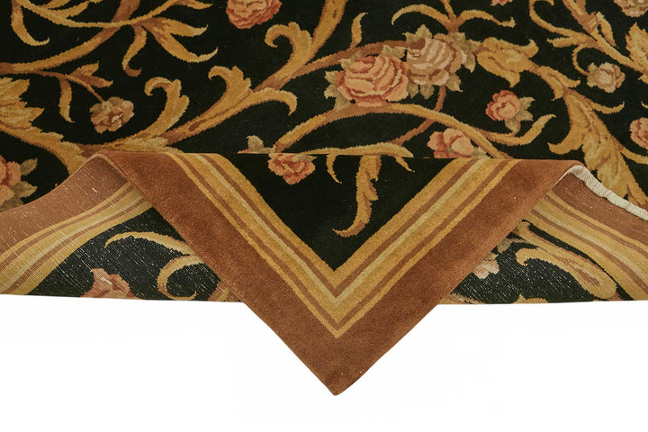 9x13 Hand-Knotted Wool Oushak Rug - 49247