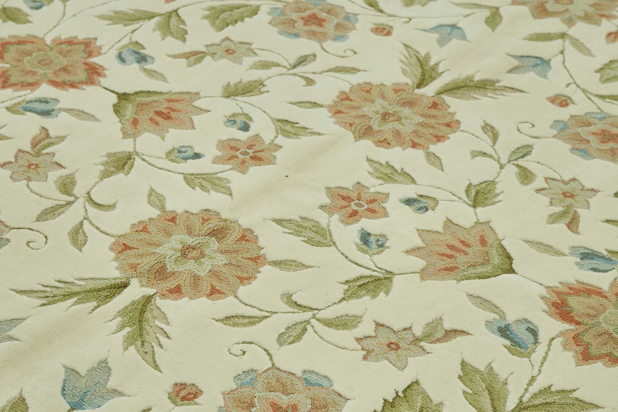 9x12 Hand-Knotted Wool Oushak Rug - 49248