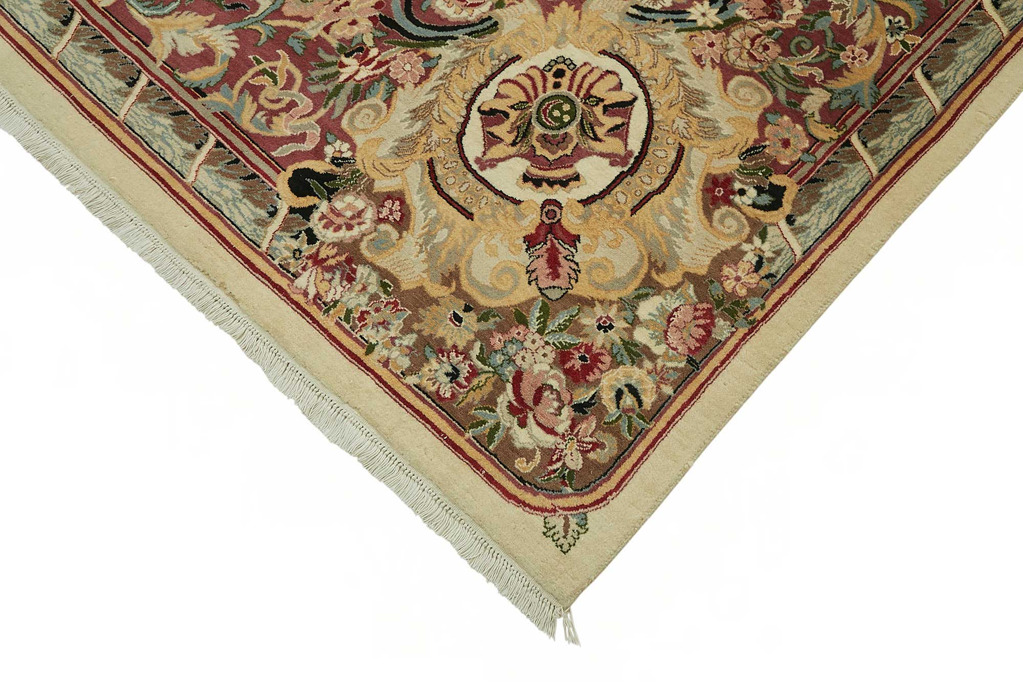 9x12 Hand-Knotted Wool Oushak Rug - 49250