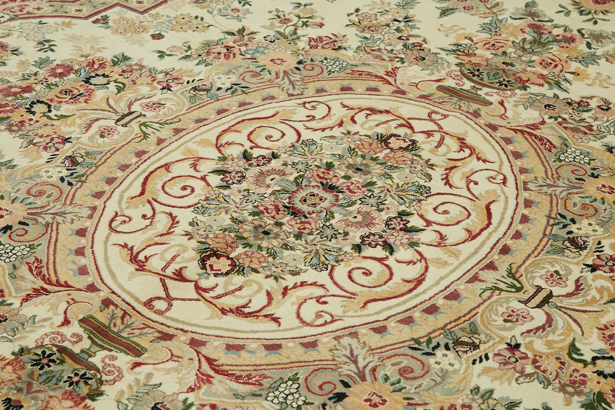 9x12 Hand-Knotted Wool Oushak Rug - 49250