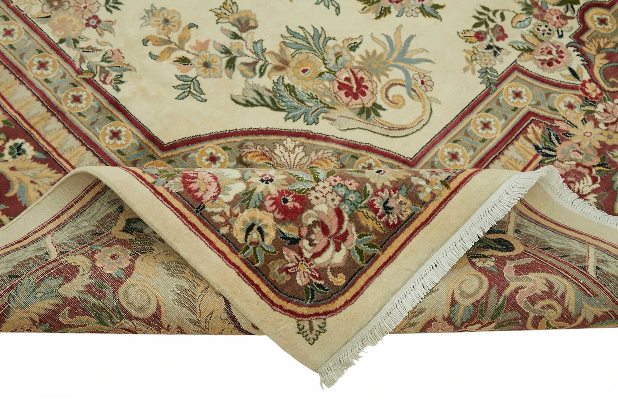 9x12 Hand-Knotted Wool Oushak Rug - 49250