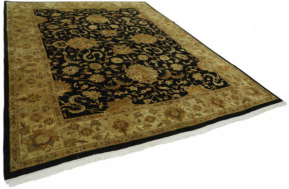 9x12 Hand-Knotted Wool Oushak Rug - 49251