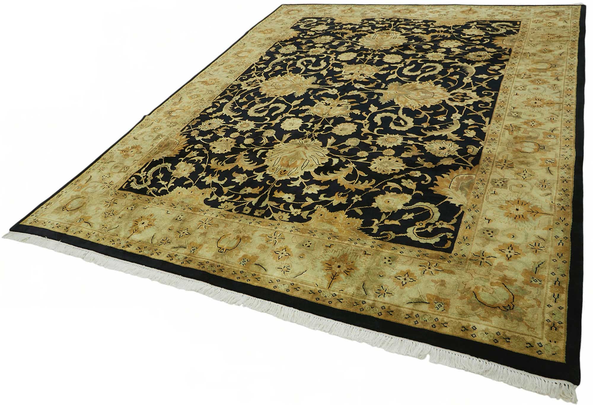 9x12 Hand-Knotted Wool Oushak Rug - 49251