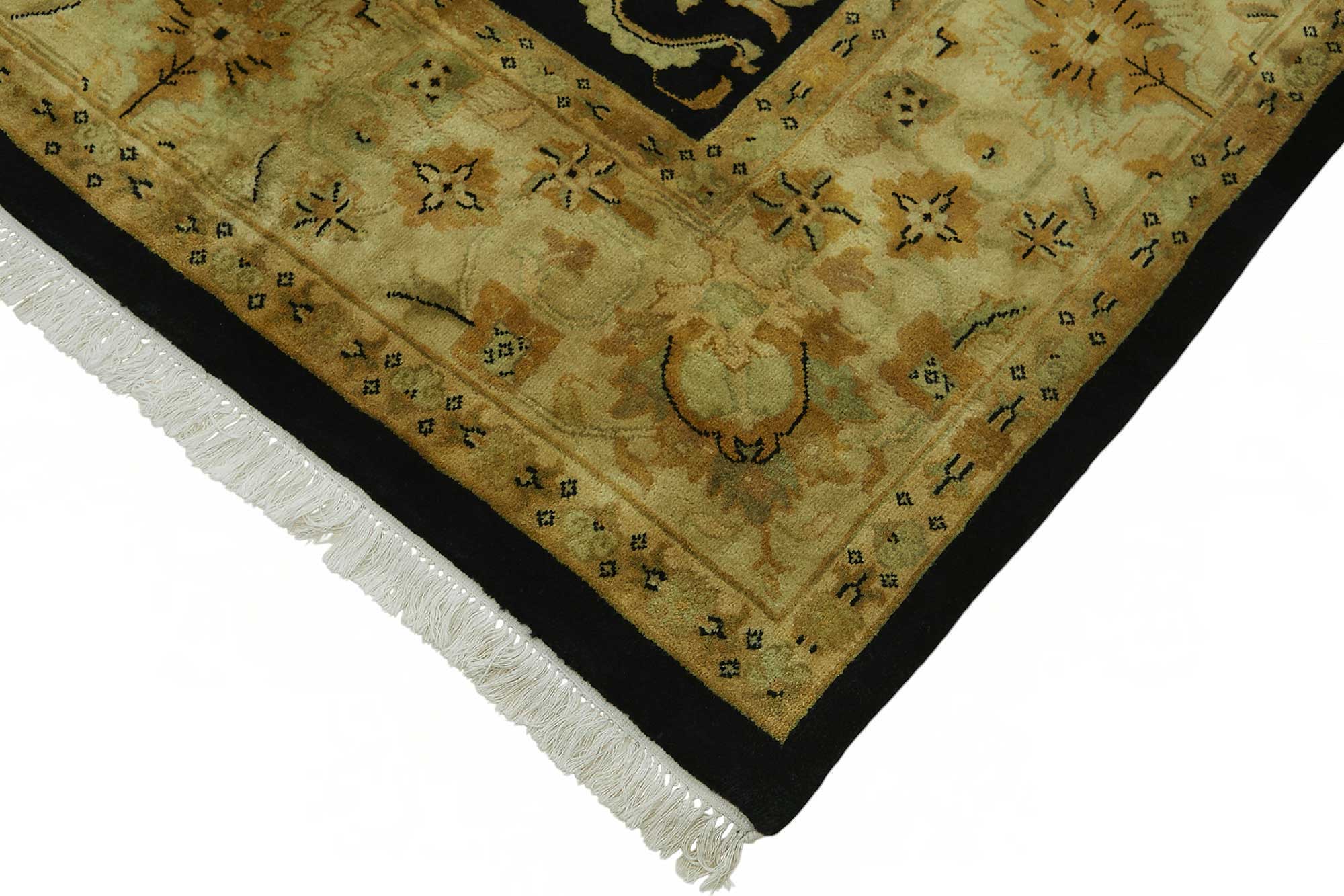 9x12 Hand-Knotted Wool Oushak Rug - 49251