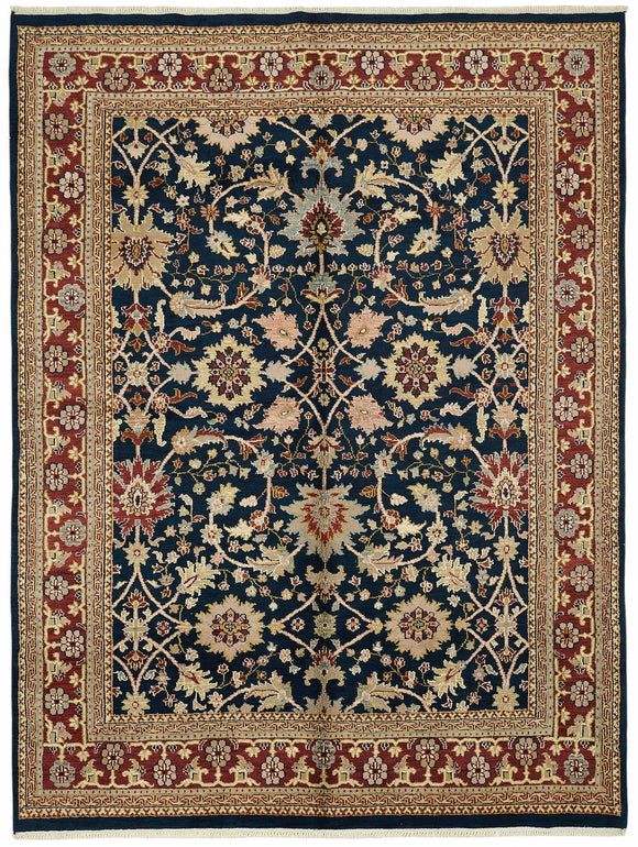 9x12 Hand-Knotted Wool Oushak Rug - 49252