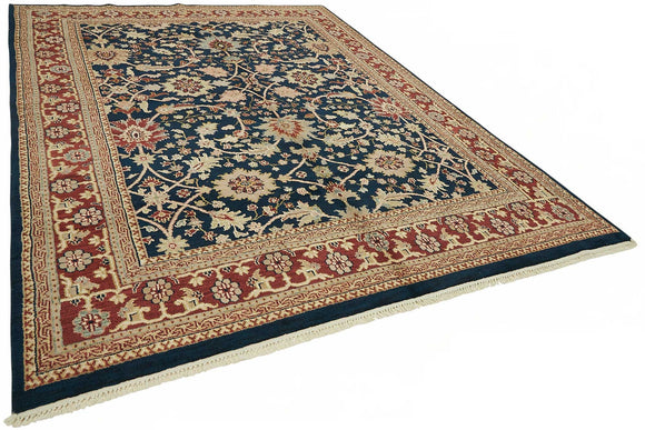 9x12 Hand-Knotted Wool Oushak Rug - 49252