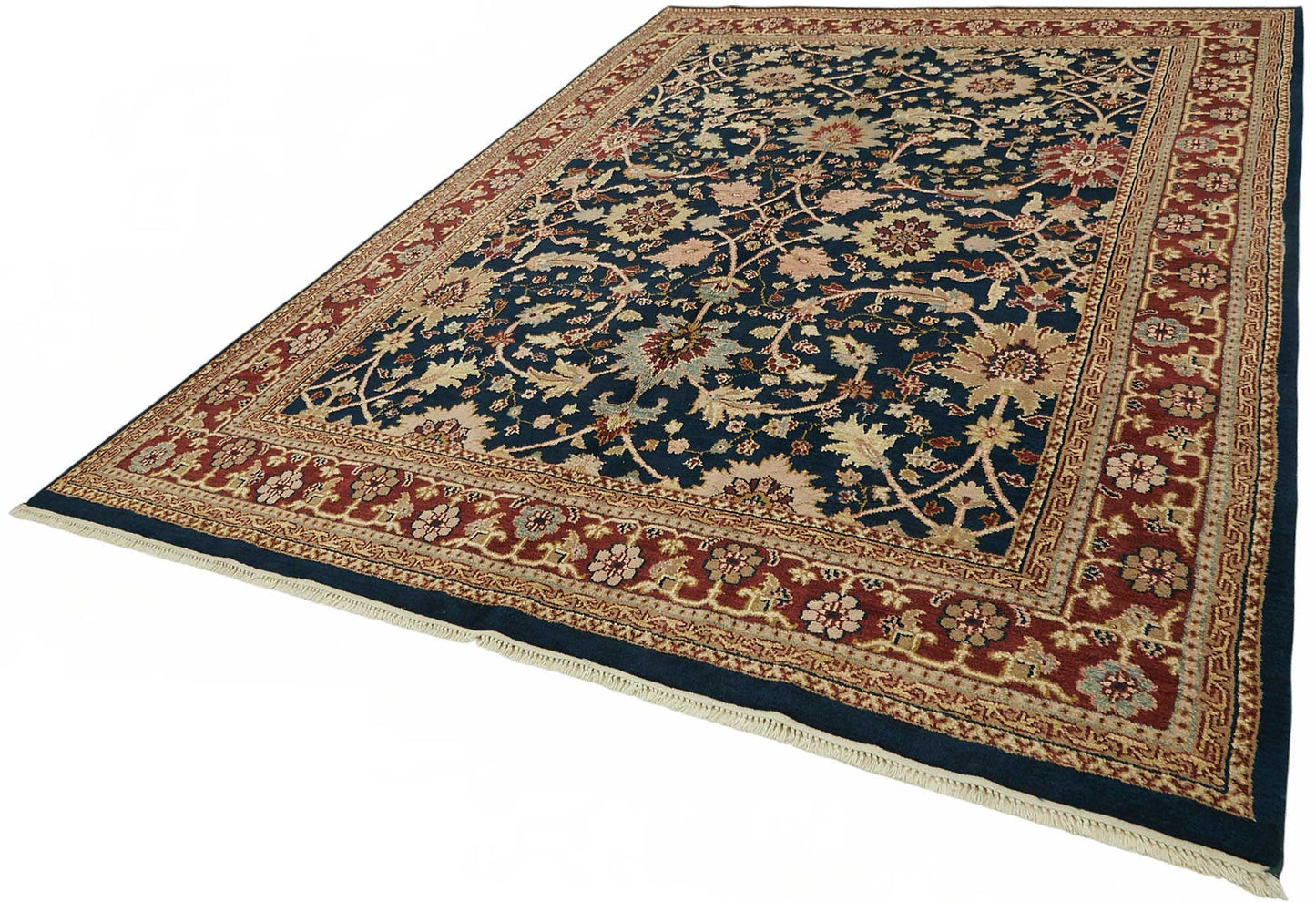 9x12 Hand-Knotted Wool Oushak Rug - 49252