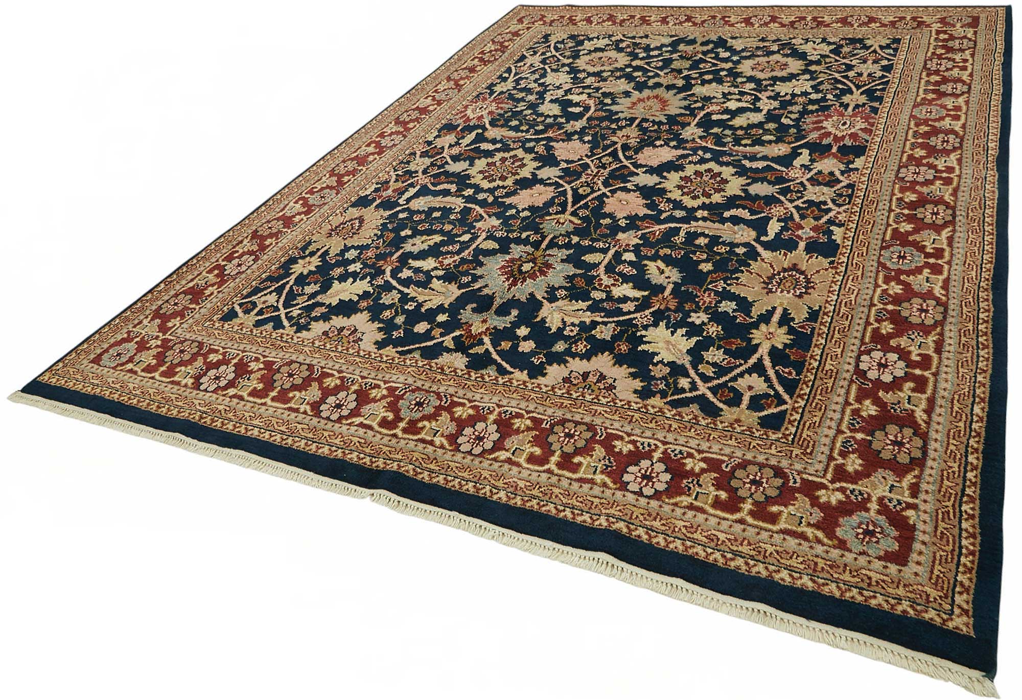9x12 Hand-Knotted Wool Oushak Rug - 49252