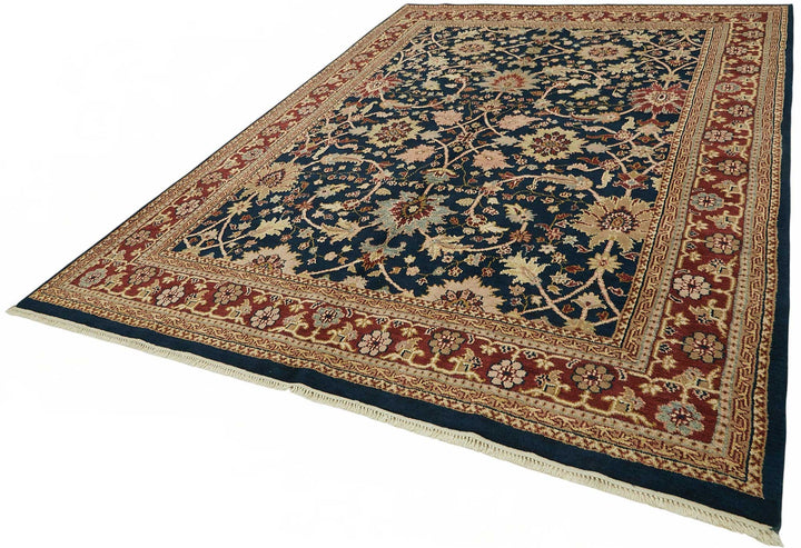 9x12 Hand-Knotted Wool Oushak Rug - 49252