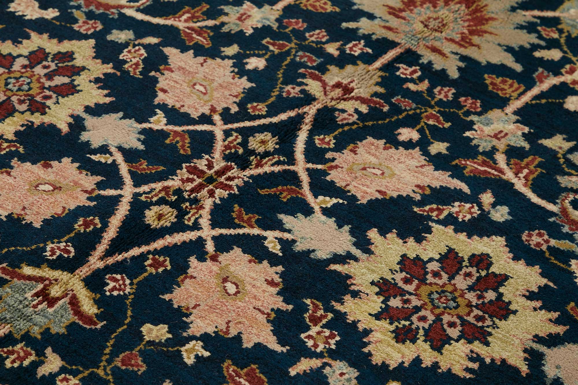 9x12 Hand-Knotted Wool Oushak Rug - 49252